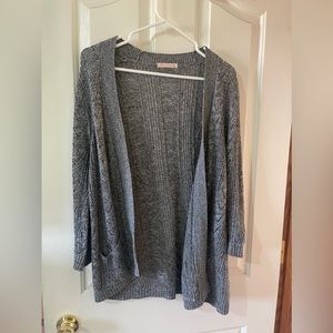 Grey cardigan
